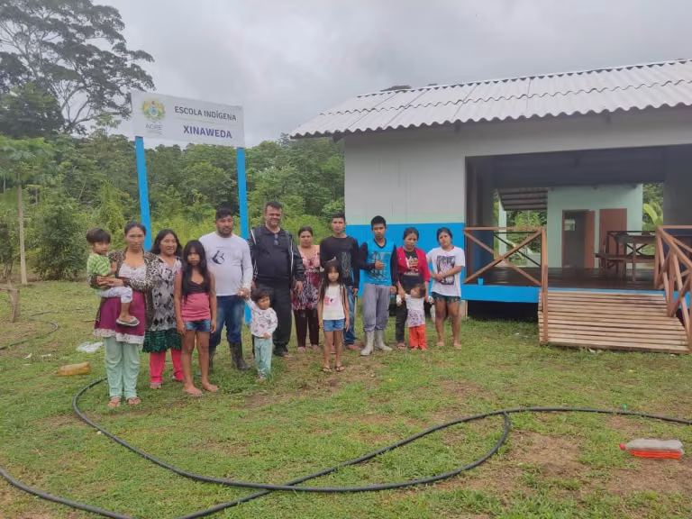 Duas escolas indígenas Jaminawa, em Sena Madureira