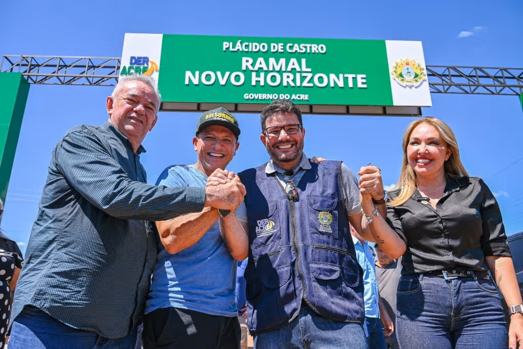 Pavimentação do Ramal Novo Horizonte, em Plácido de Castro